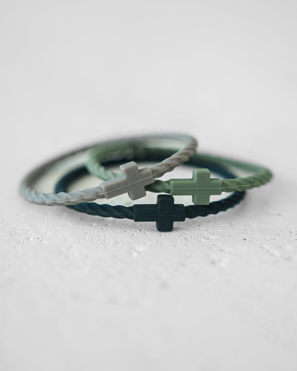 アクセサリー Infinity Cross Bracelet YG Infinity Cross Bracelets- Forest – In God We Must