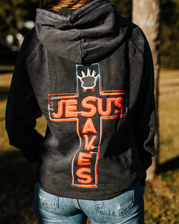 Jesus Saves Premium Hoodie