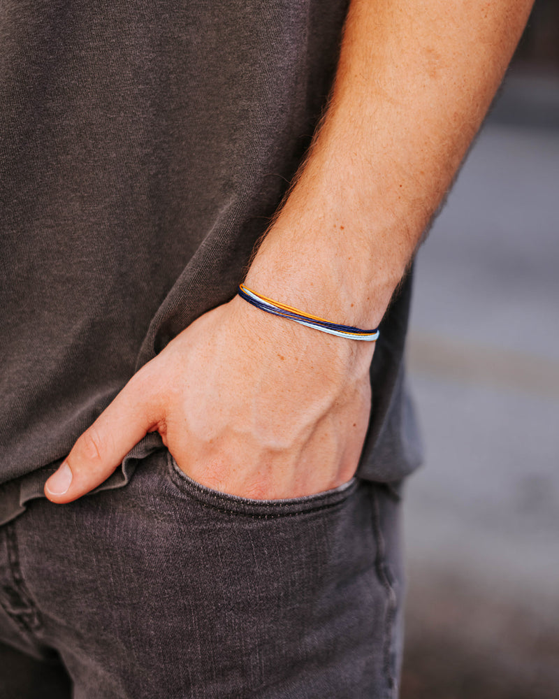 Mens thin on sale rope bracelets