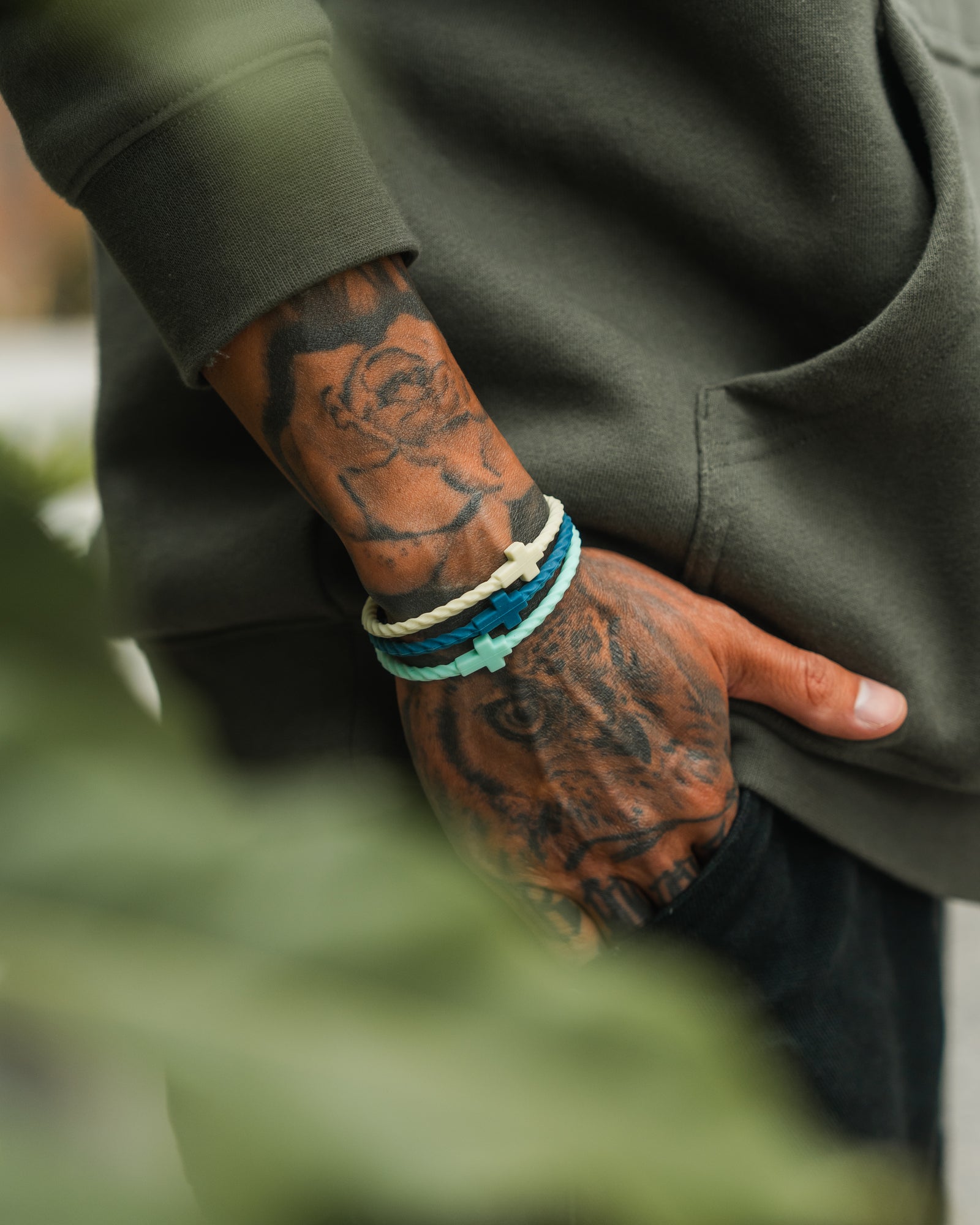 Infinity Cross Bracelets- Salt & Surf – In God We Must