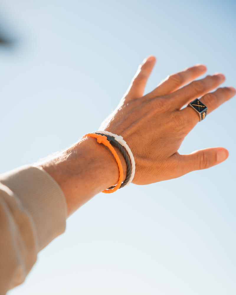 Infinity Cross Bracelets- Ember – In God We Must