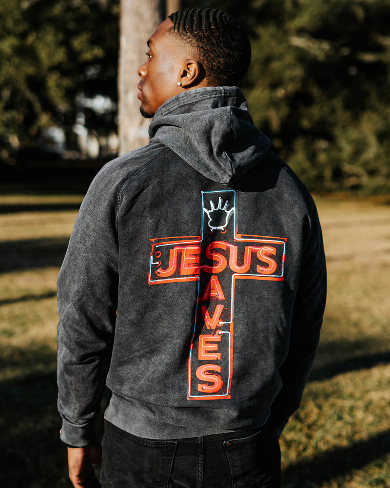 Jesus Saves Premium Hoodie