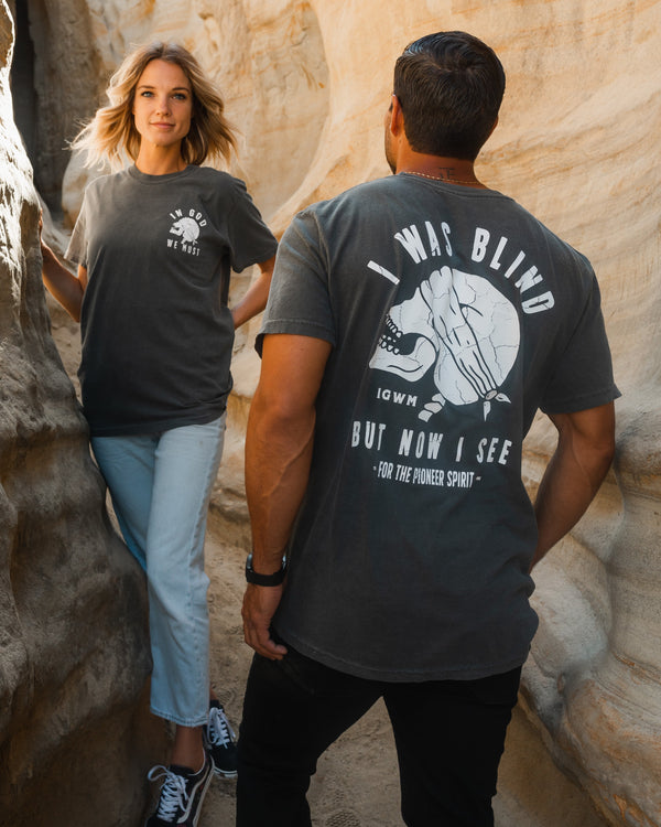 Amazing Grace Mineral Wash Premium Tee Apparel In God We Must 