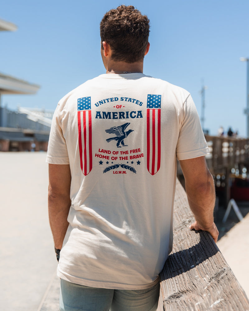 America Tee Apparel In God We Must 