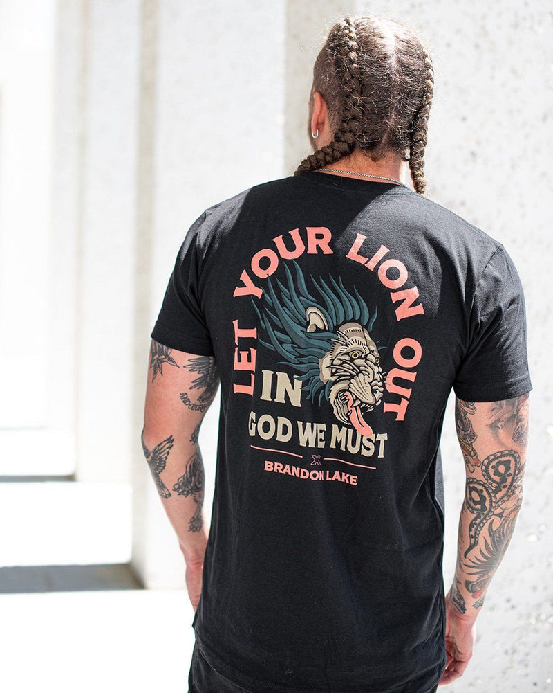 Brandon Lake "Let Your Lion Out" Tee Apparel In God We Must 