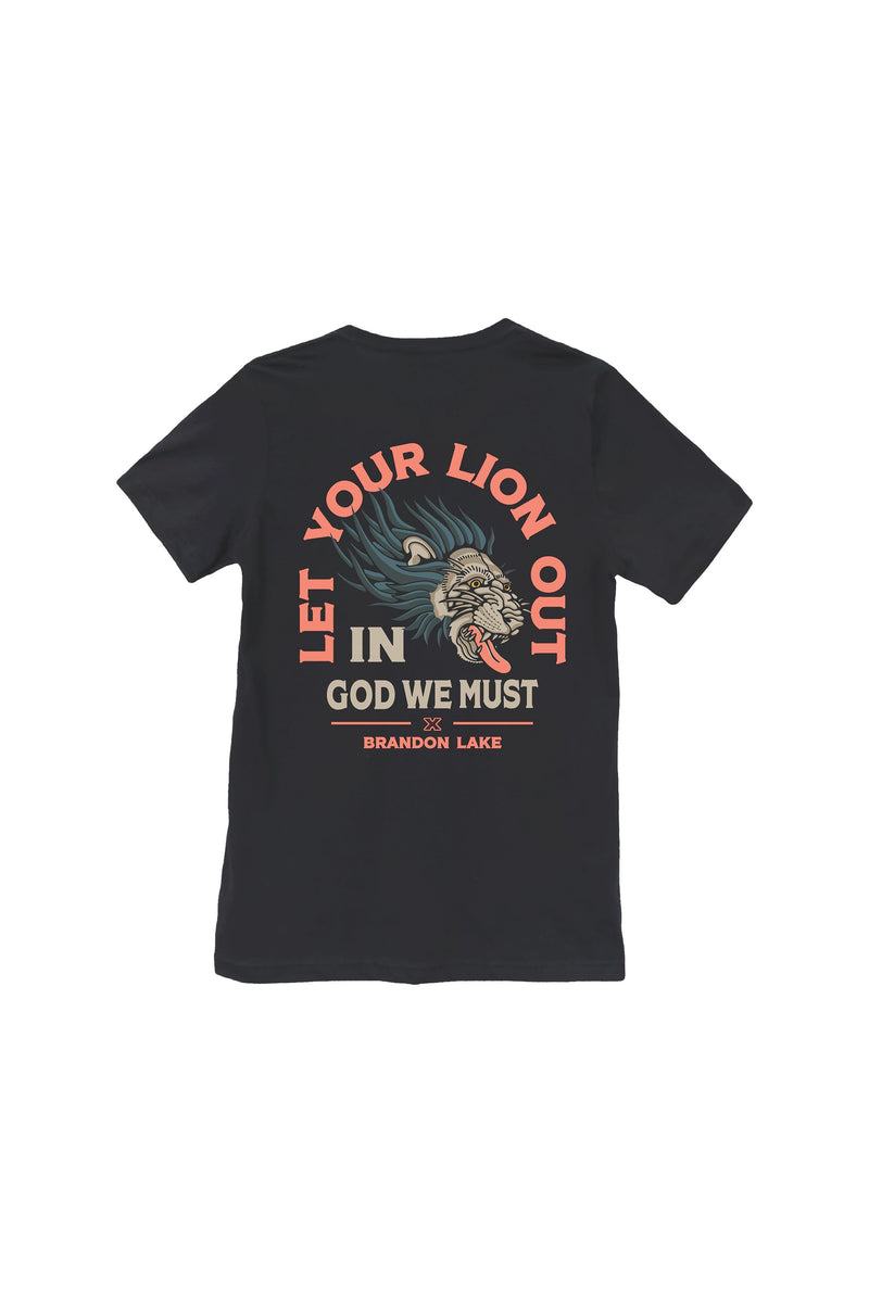 Brandon Lake "Let Your Lion Out" Tee Apparel In God We Must 