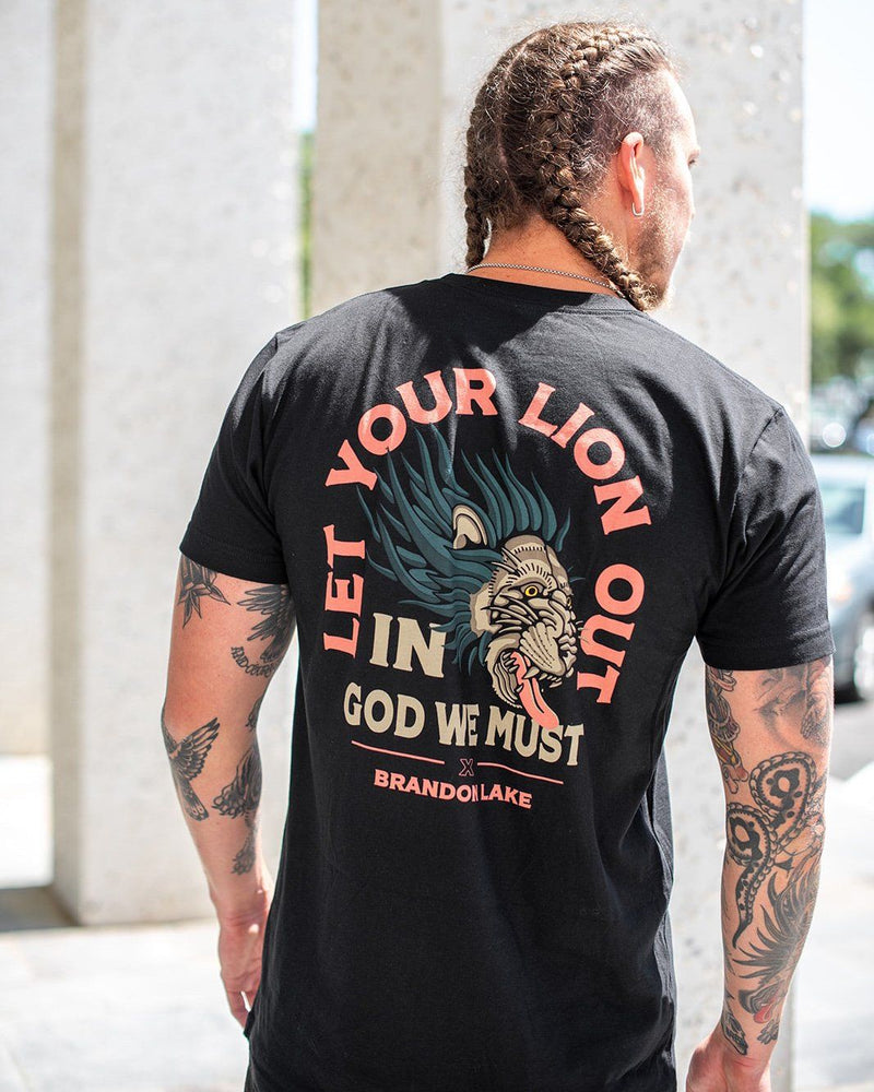 Brandon Lake "Let Your Lion Out" Tee Apparel In God We Must 
