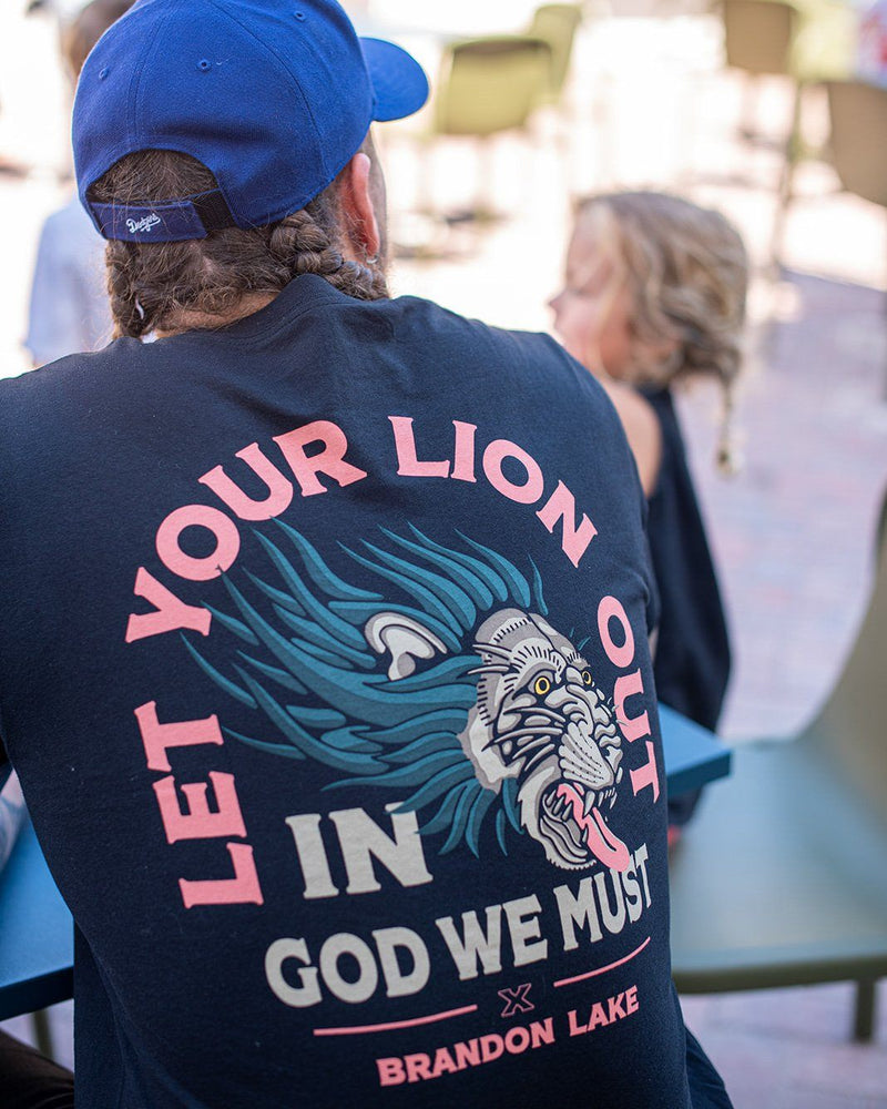 Brandon Lake "Let Your Lion Out" Tee Apparel In God We Must 
