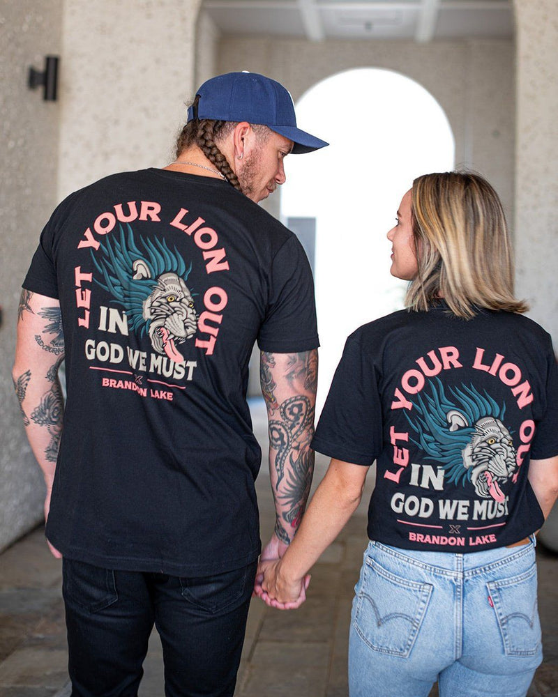 Brandon Lake "Let Your Lion Out" Tee Apparel In God We Must 