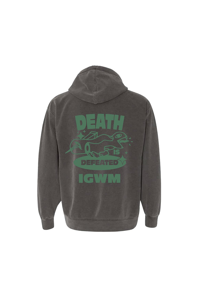 "Death is Defeated" Hoodie Fleece In God We Must 