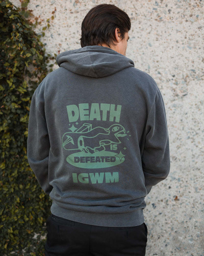 "Death is Defeated" Hoodie Fleece In God We Must 