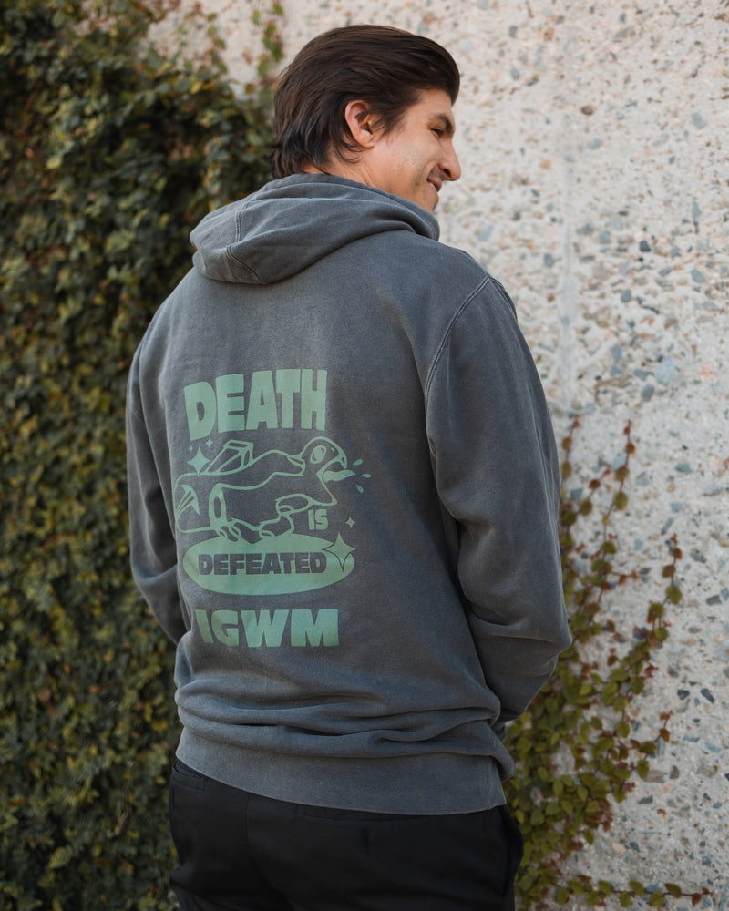 "Death is Defeated" Hoodie Fleece In God We Must 