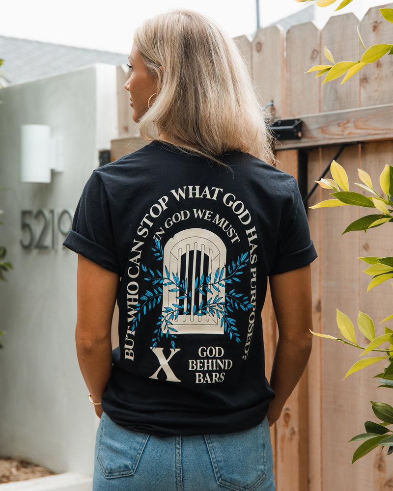 God Behind Bars "God's Purpose" Tee Apparel In God We Must 