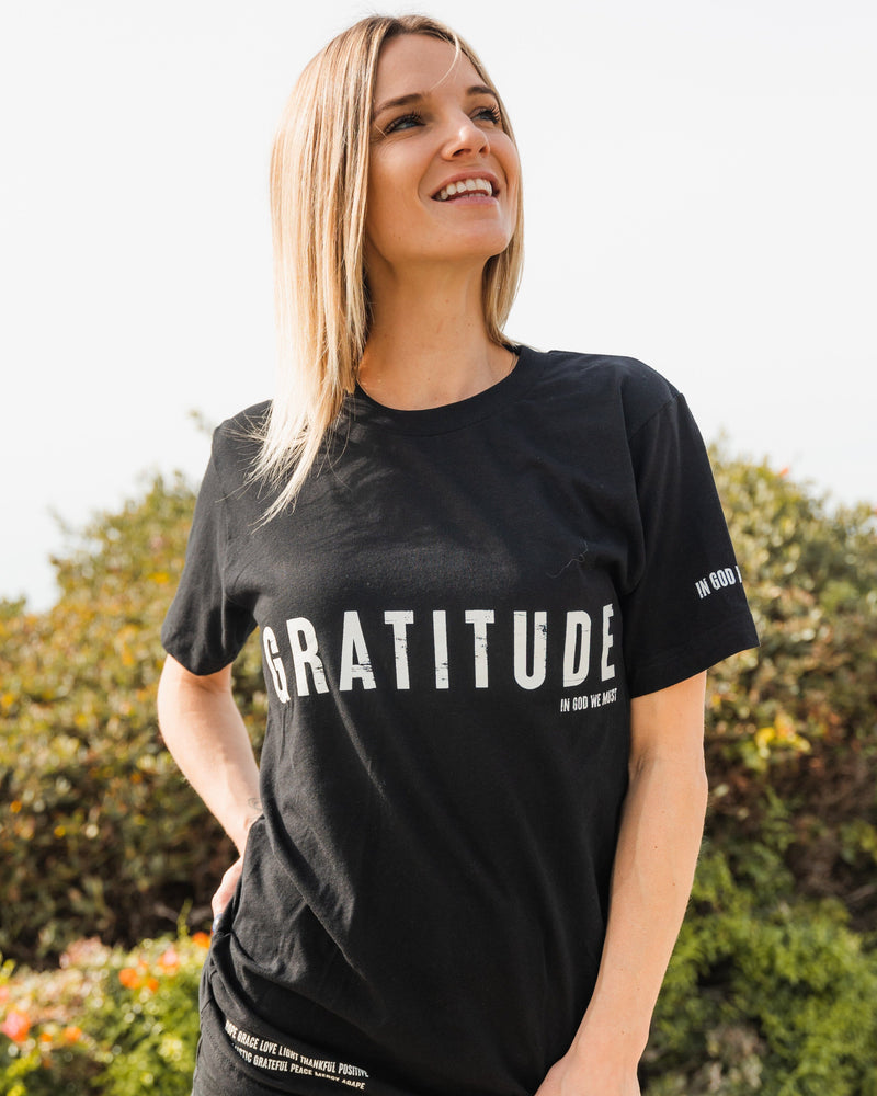 Gratitude Tee Apparel In God We Must 