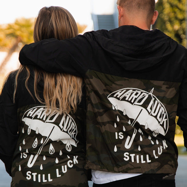 Hard Luck Lightweight Windbreaker In God We Must 