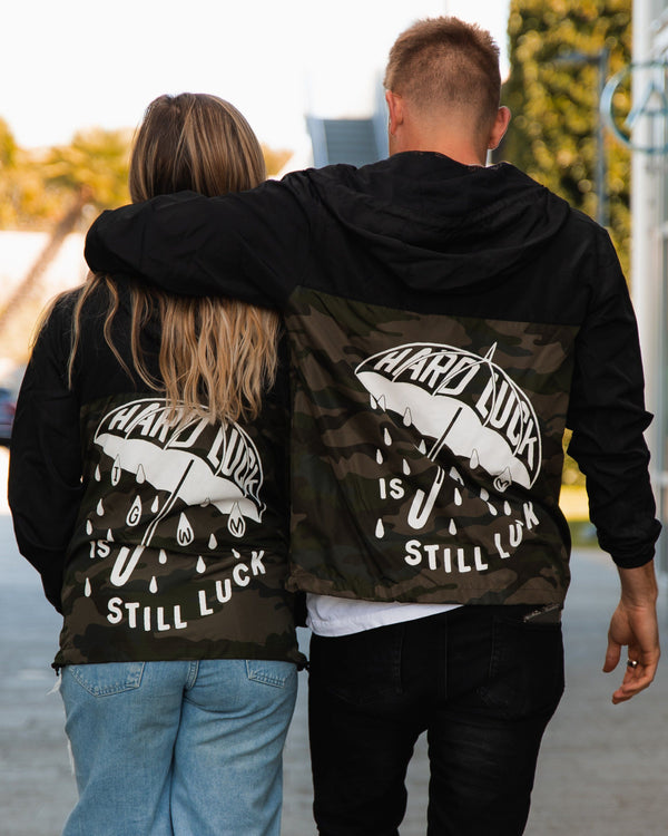 Hard Luck Lightweight Windbreaker In God We Must 