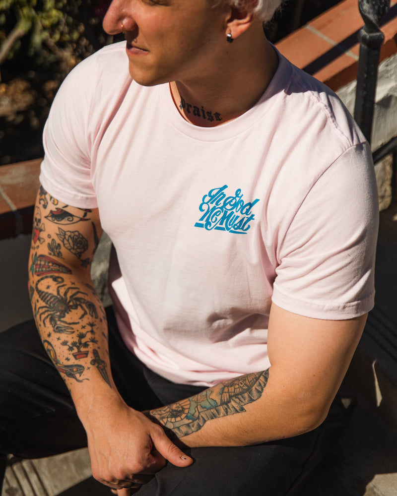 "It Is Finished" Tee - Blush Apparel In God We Must 