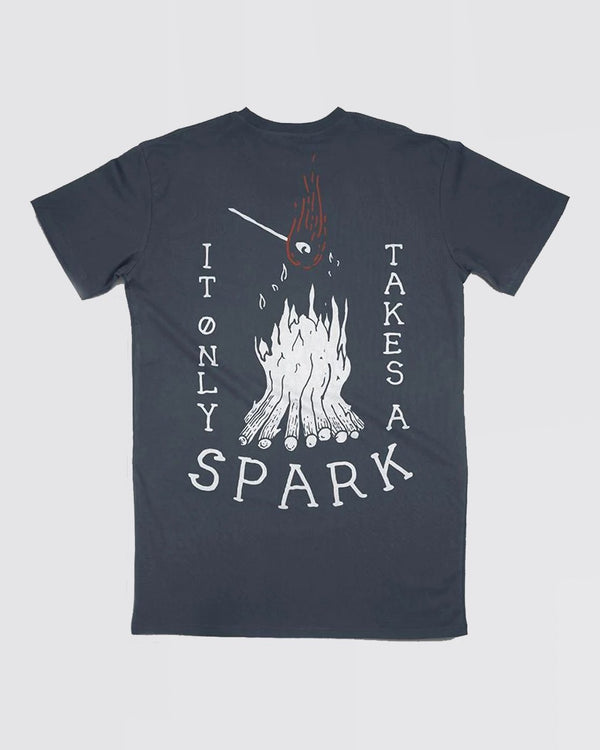 It Only Takes A Spark Premium Tee Sale Item In God We Must 