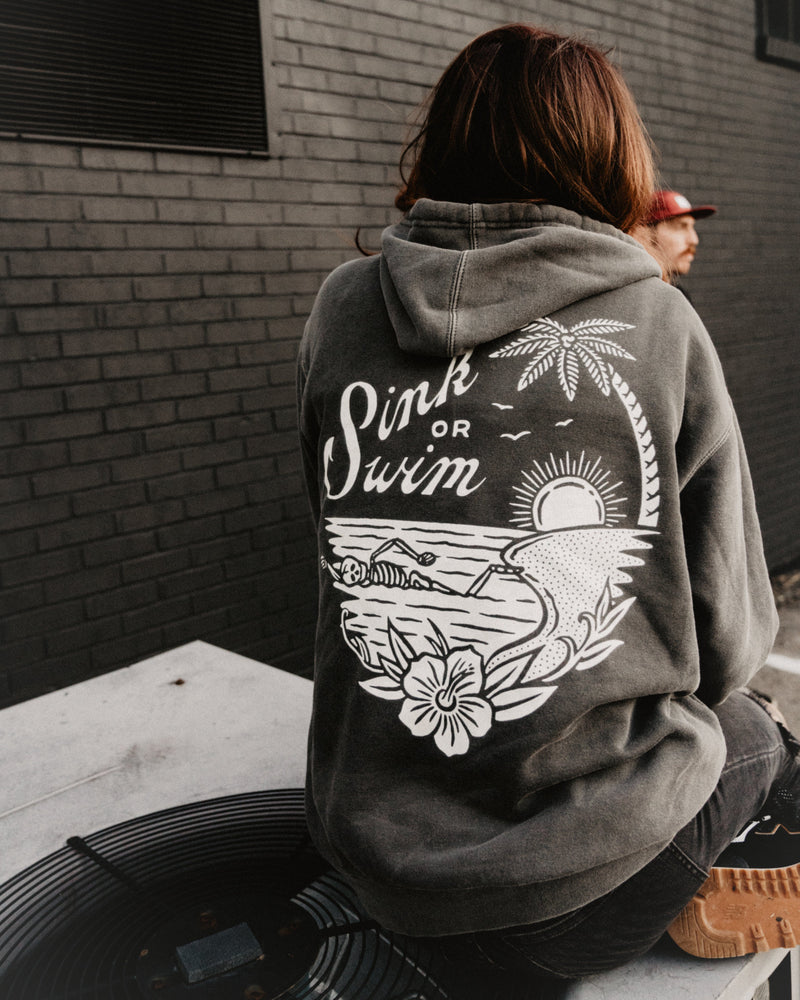 Sink Or Swim Hoodie Fleece In God We Must 