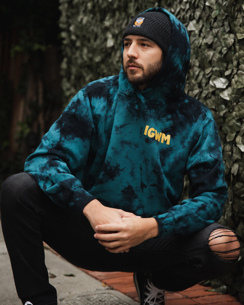 "The Way" Tie Dye Hoodie Fleece In God We Must 