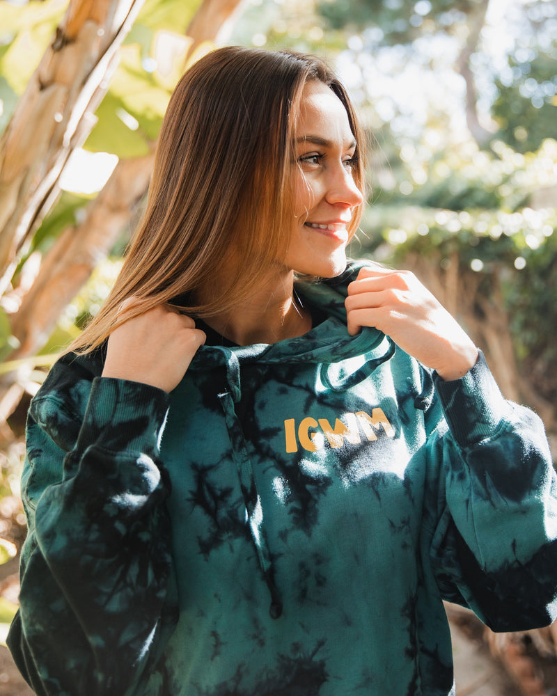 "The Way" Tie Dye Hoodie Fleece In God We Must 