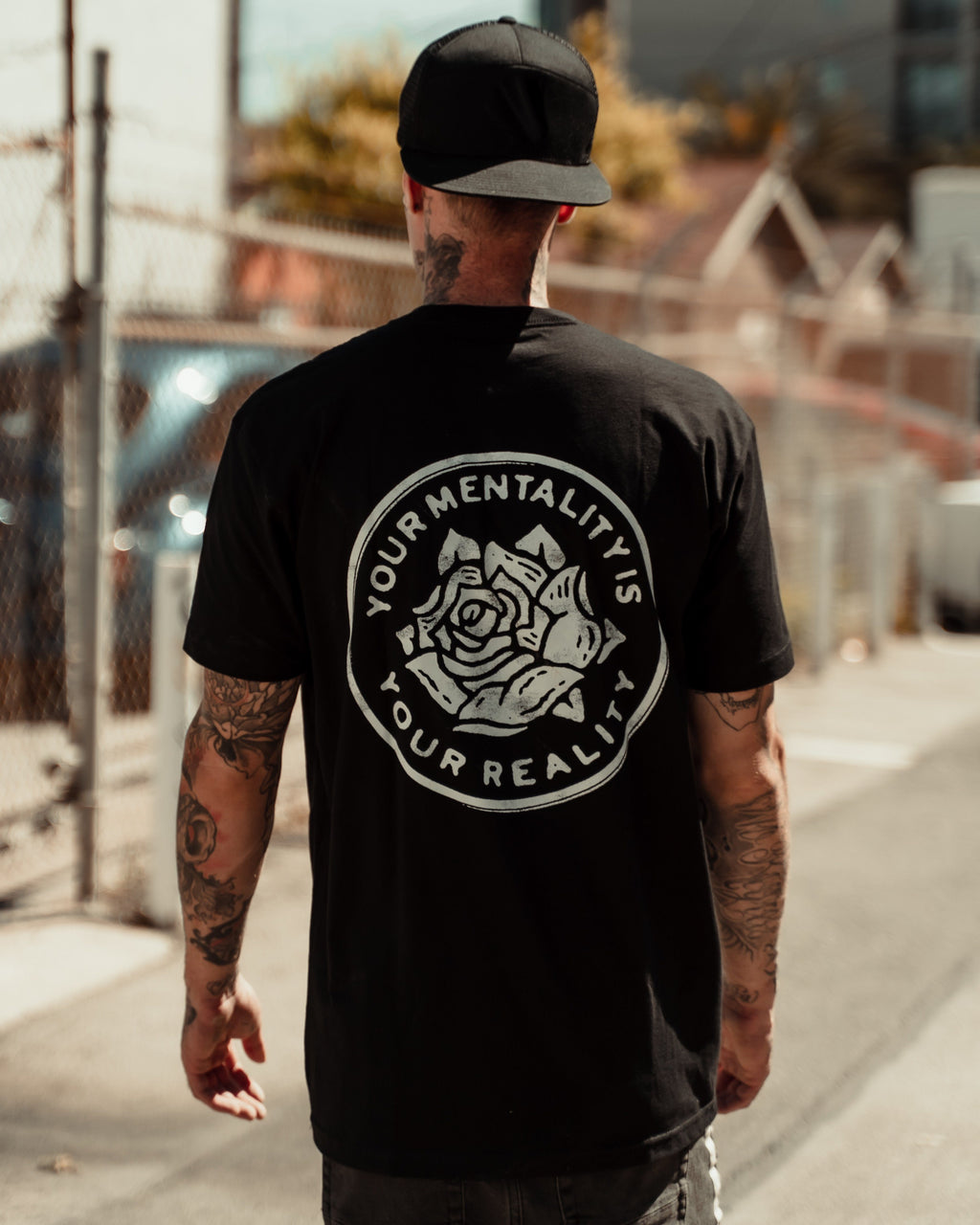 V.4 Mentality Tee – In God We Must