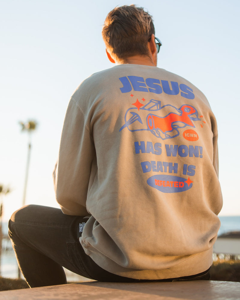 Victory Crewneck Fleece In God We Must 